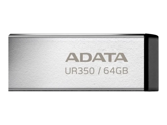 ADATA  |  USB Flash Drive  |  UR350  |  64 GB  |  USB 3.2 Gen1  |  Black