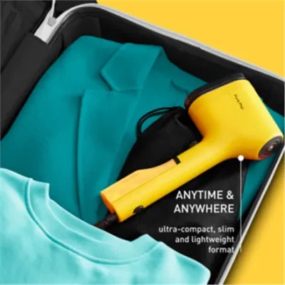TEFAL  |  Garment Steamer Pure Pop  |  DT2026E1  |  Handheld  |  1300 W  |  0.07 L  |  20 g / min  |  Yellow