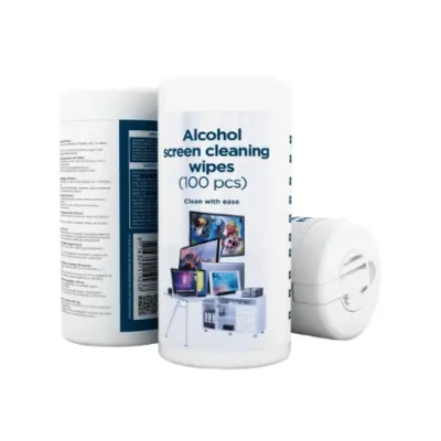 Gembird  |  Alcohol Screen Cleaning Wipes (100 pcs)  |  CK-AWW100-01  |  Screen cleaning wipes