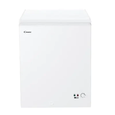 Candy  |  Freezer  |  CCHH 145E  |  Energy efficiency class E  |  Chest  |  Free standing  |  Height 84.5 cm  |  Total net capacity 137 L  |  White