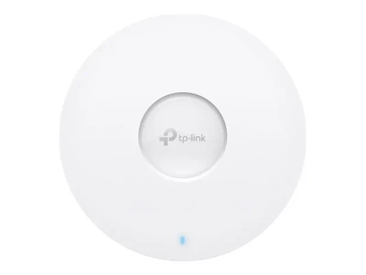 TP-LINK  |  AX5400 Ceiling Mount WiFi 6 Access Point  |  EAP673  |  802.11ax  |  10 / 100 / 1000 Mbit / s  |  Ethernet LAN (RJ-45) ports 1  |  MU-MiMO Yes  |  PoE in  |  Antenna type Internal Omni