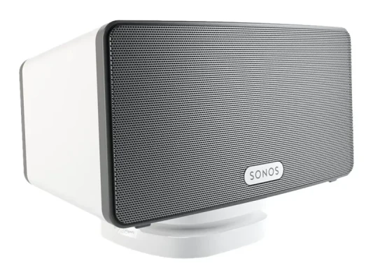 Vogels SOUND 4113 Table-top Speaker Stand for Sonos One & Play:1, White  |  Vogels