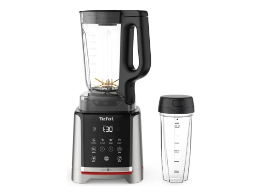TEFAL  |  Блендер  |  Infiny Mix+ BL91HD31  |  Настольный  |  1600 Вт  |  Материал емкости Tritan  |  Объем емкости 2.6 Л  |  Ломка льда  |  Нержавеющая сталь / Черный