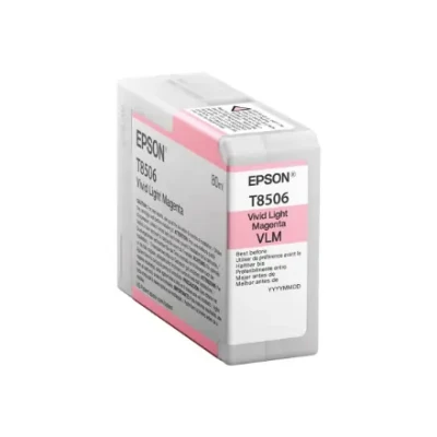 Epson Epson  |  C13T85060N  |  Epson T8506 - vivid light magenta - original - ink cartridge  |  Ink cartridge  |  Vivid light magenta