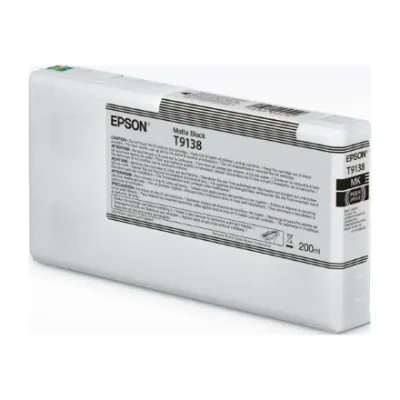 Epson C13T91380N  |  Epson T9138 - matte black - original - ink cartridge  |  Epson UltraChrome HDX Ink  |  Matte black