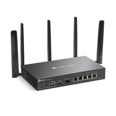 Omada 4G+ Cat6 AX3000 Gigabit VPN роутер  |  ER706W-4G  |  802.1q  |  10 / 100 / 1000 Mbit / s  |  Поддержка Mesh Да  |  MU-MiMO Да  |  Тип антенны Съемный  |  60 месяцев