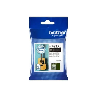 Brother Brother LC  |  LC421XLBK  |  Brother LC421XLBK - Высокий выход - черный - оригинал - картридж с чернилами  |  Картридж с чернилами  |  Черный