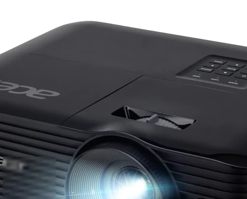 Acer X1328WHn  |  WXGA (1280x800)  |  5000 ANSI lumens  |  20000:1  |  Black