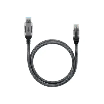 Goobay  |  USB-A 3.0 to RJ45 Ethernet Cable, 1 m  |  70299