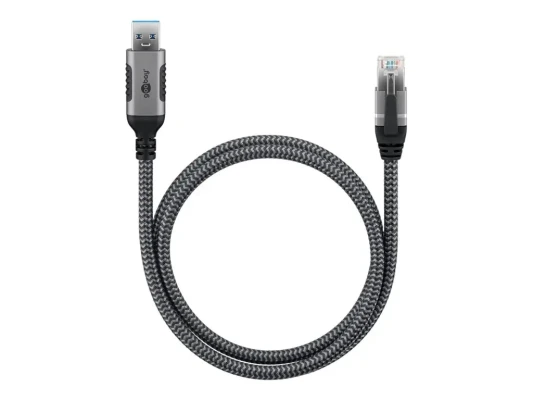 Goobay  |  USB-A 3.0 to RJ45 Ethernet Cable, 1 m  |  70299