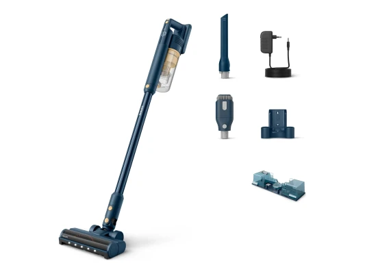Philips  |  Vacuum cleaner  |  XC5043 / 01 Aqua  |  Cordless operating  |  - W  |  25.2 V  |  Operating time (max) 60 min  |  Light yellow  |  Warranty 24 month(s)