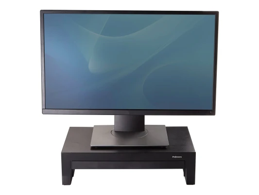 Fellowes  |  Designer Suites Monitor Riser  |  Height adjustment  |  Black
