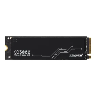 Kingston  |  SSD  |  KC3000  |  2048 GB  |  SSD formāts M.2 2280  |  Cietā diska interfeiss PCIe 4.0 NVMe M.2  |  Lasīšanas ātrums 7000 MB / s  |  Rakstīšanas ātrums 7000 MB / s