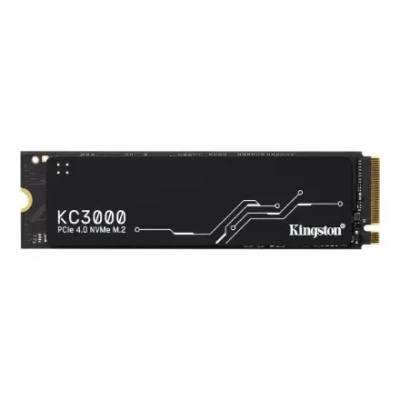 Kingston  |  SSD  |  KC3000  |  1024 GB  |  SSD formāts M.2 2280  |  Cietā diska interfeiss PCIe 4.0 NVMe M.2  |  Lasīšanas ātrums 7000 MB / s  |  Rakstīšanas ātrums 6000 MB / s