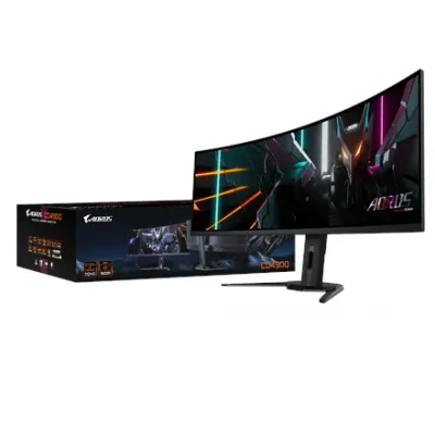 Gigabyte  |  CO49DQ  |  49 "  |  OLED  |  DQHD  |  32:9  |  144 Hz  |  3 ms  |  5120 x 1440 pixels  |  250 cd / m²  |  HDMI ports quantity 	 2 x HDMI 2.1  |  Black  |  Warranty 36 month(s)