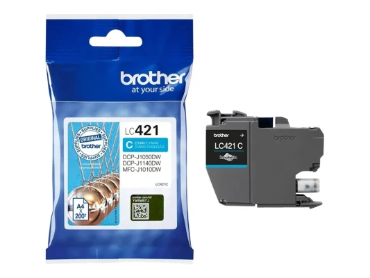 Brother LC421C  |  Ink Cartridges  |  Cyan