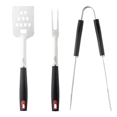Adler  |  Grill Utensil Set with Carrying Case  |  AD 6727  |  Grill Cutlery Set  |  4 pc(s)  |  Stainless Steel / Black