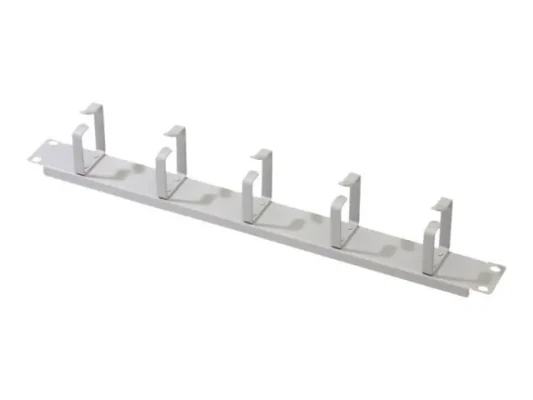Digitus  |  Cable Management Panel with Cable Rings for 483 mm (19") Cabinets, 1U  |  DN-97601  |  Grey