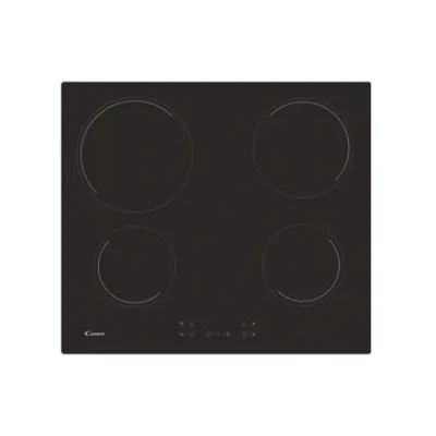 Candy  |  Built-in Vitroceramic Hob  |  CH64CCB / 4U2  |  4 Cooking Zones  |  Touch Controls  |  Black