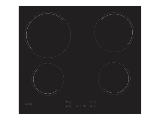 Candy  |  Built-in Vitroceramic Hob  |  CH64CCB / 4U2  |  4 Cooking Zones  |  Touch Controls  |  Black