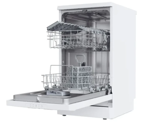 Dishwasher  |  CDPH 2L1049W-01  |  Free standing  |  Width 45 cm  |  Number of place settings 10  |  Number of programs 5  |  Energy efficiency class E  |  White