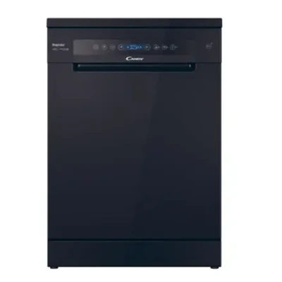Dishwasher  |  CF 5C6F0B  |  Free standing  |  Width 59.7 cm  |  Number of place settings 15  |  Number of programs 8  |  Energy efficiency class C  |  Display  |  Black
