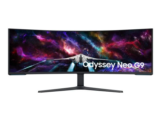 Samsung  |  Odyssey Neo G9 G95NC curved screen  |  LS57CG952NUXEN  |  57 "  |  VA  |  Double UHD  |  32:9  |  240 Hz  |  1 ms  |  2160 pixels  |  350 cd / m²  |  HDMI ports quantity 3  |  White  |  Warranty 36 month(s)