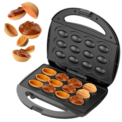 Adler Nut Cookie Maker  |  AD 3071  |  750 W  |  Number of pastry 12  |  Nuts  |  Black