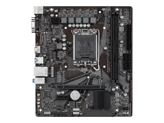 Gigabyte  |  H610M H V2 G1.0  |  Procesora ģimene Intel  |  Procesora ligzda LGA1700  |  DDR5  |  Atbalstītās cietā diska saskarnes M.2, SATA  |  SATA savienotāju skaits 4