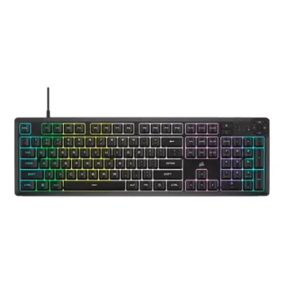Corsair K55 CORE RGB  |  Gaming keyboard  |  Wired  |  NA  |  Black  |  USB 2.0 Type-A