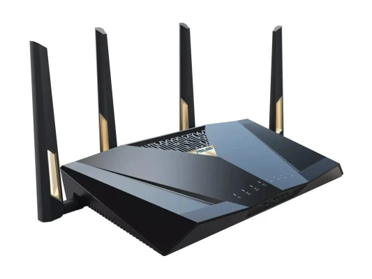 Dual-band WiFi 7 AiMesh Extendable Performance Router  |  RT-BE88U  |  802.11be  |  10 / 100 / 1000 Mbit / s  |  Ethernet LAN (RJ-45) ports 4  |  Mesh Support Yes  |  MU-MiMO Yes  |  3G / 4G data sharing  |  Antenna type External