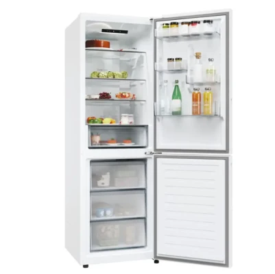 Candy  |  CNCQ2T618EW  |  Refrigerator Freezer  |  235 / 120 L  |  No Frost  |  Energy Class E  |  185 cm  |  38 dB  |  White