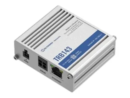 LTE Cat 4 M-Bus  |  TRB143  |  10 / 100 / 1000 Mbit / s  |  Ethernet LAN (RJ-45) porti 1  |  Mesh atbalsts Nav  |  MU-MiMO Nav  |  4G