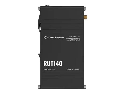 Teltonika RUT140 Router  |  Wi-Fi 4  |  2.4 GHz  |  2x RJ-45