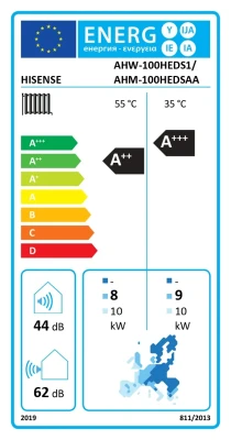 Hisense  |  AHM-100HEDSAA  |  Hi-Therma 10 kw siltuma sūknis Split tipa iekštelpu vienība