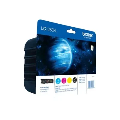 Brother Multipack  |  LC1280XL  |  Ink Cartridge  |  Magenta, Cyan, Yellow, Black