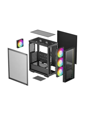 Deepcool Case  |  MATREXX 55 V4 C  |  Mid Tower  |  Power supply included No  |  ATX PS2