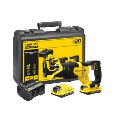 Stanley  |  18V V20 Reciprocating Saw - 2 x 2.0Ah Kitbox  |  SFMCS300D2K-QW  |  18 V
