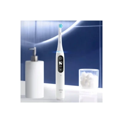 Oral-B Elektriskā zobu birste  |  iO6  |  Uzlādējama  |  Pieaugušajiem  |  Iekļauto zobu birstu galviņu skaits 1  |  Zobu tīrīšanas režīmu skaits 5  |  Balts