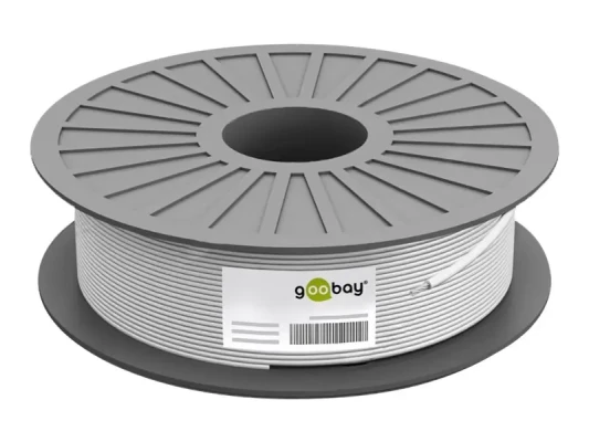 Goobay Network cable  |  CAT 6 U / UTP  |  AWG 23 / 1  |  Cable length: 100 m  |  Black