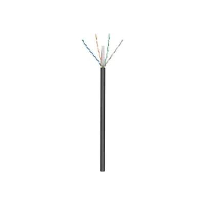 Goobay Outdoor Network Cable  |  CAT 6 U / UTP  |  AWG 24 / 1  |  Cable length: 100 m  |  Black