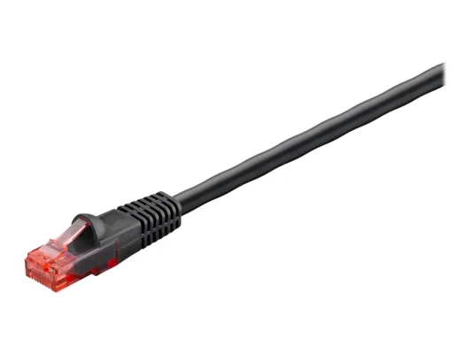 Goobay Outdoor Patch Cable  |  CAT 6 / 6A, U / UTP  |  AWG 24 / 1  |  Length: 20 m  |  Black