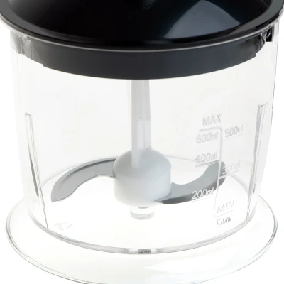 Adler  |  AD 4627  |  Rokas blenderu komplekts  |  1800 W  |  Ātrumu skaits 20  |  Turbo režīms  |  Smalcinātājs  |  Nerūsējošais tērauds / Melns