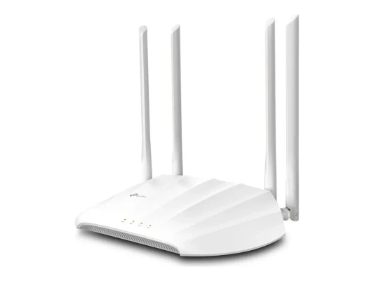 TP-LINK AX1800 Gigabit Wi-Fi 6 Access Point  |  TL-WA1801  |  802.11ax  |  2.4 / 5  |  10 / 100 / 1000 Mbit / s  |  Ethernet LAN (RJ-45) ports 1  |  MU-MiMO No  |  PoE in  |  Antenna type 4x External