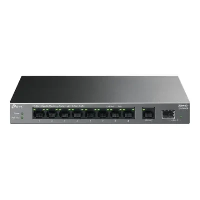 TP-LINK  |  10-Port Gigabit Desktop Switch with 8-Port PoE+  |  LS1210GP  |  Unmanaged  |  Desktop