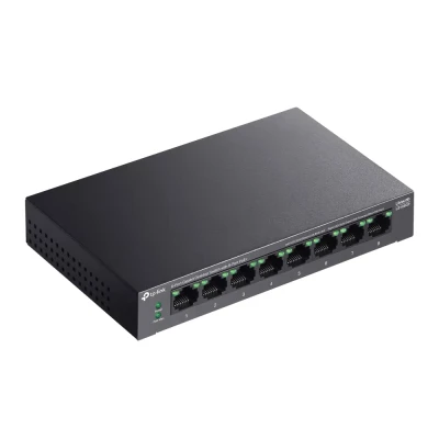 TP-LINK  |  8-Port Gigabit Desktop Switch with 8-Port PoE+  |  LS108GP  |  Unmanaged  |  Desktop