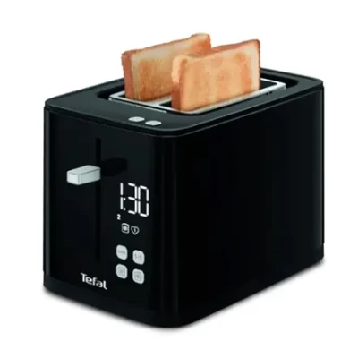 TEFAL Toaster  |  TT6408  |  Power 850 W  |  Number of slots 2  |  Housing material Plastic  |  Black