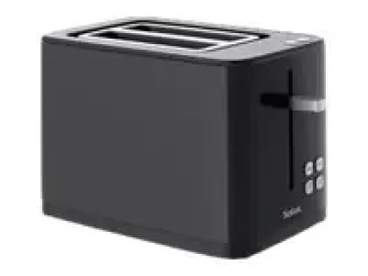 TEFAL Toaster  |  TT6408  |  Power 850 W  |  Number of slots 2  |  Housing material Plastic  |  Black