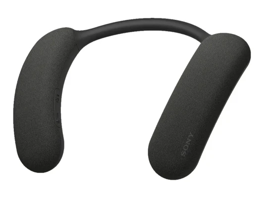 Sony Wireless Neckband Speaker  |  HT-AN7 Bravia Theatre U  |  Waterproof  |  Bluetooth  |  Black  |  Portable  |  Wireless connection
