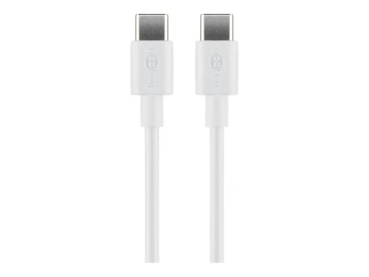 Goobay USB-C,Charging and Sync Cable, 2 m, white  |  Goobay